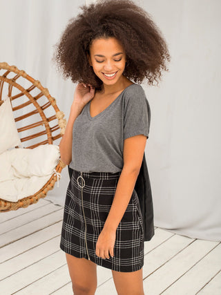 T-shirt-RV-TS-4832.28P-ciemny szary