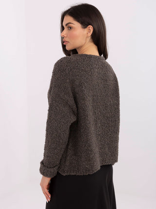 Sweter-MI-SW-WK32601.19-ciemny szary