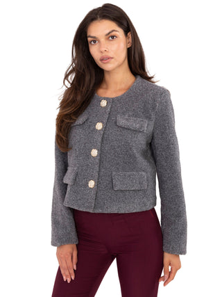 Kurtka-IT-KR-FL9586.64-ciemny szary