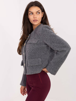 Kurtka-IT-KR-FL9586.64-ciemny szary