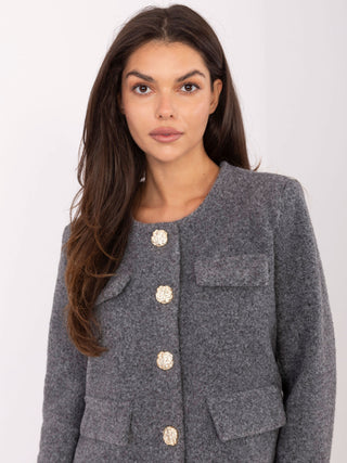 Kurtka-IT-KR-FL9586.64-ciemny szary