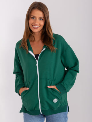 Bluza-RV-BL-9020.01-ciemny zielony