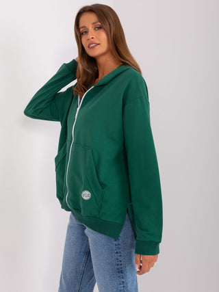 Bluza-RV-BL-9020.01-ciemny zielony