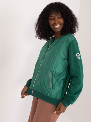 Bluza-RV-BL-8223.05-ciemny zielony