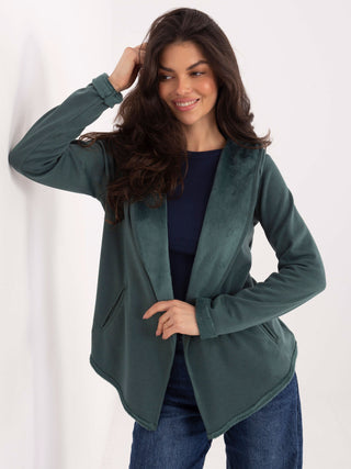 Bluza-D68450M01066D1-ciemny zielony