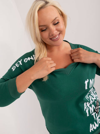 Bluzka-RV-BZ-9457.86-ciemny zielony