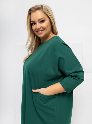 Bluzka-RV-BZ-A1076.00-ciemny zielony