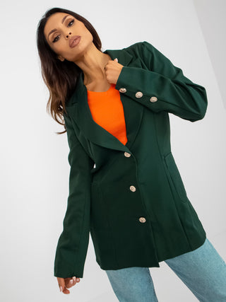 Marynarka-LK-MA-508768-2.41P-ciemny zielony