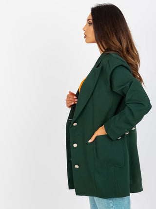 Marynarka-LK-MA-508768-2.41P-ciemny zielony