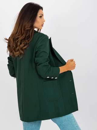 Marynarka-LK-MA-508768-2.41P-ciemny zielony