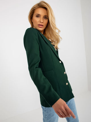 Marynarka-LK-MA-508768.30X-ciemny zielony