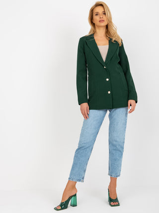 Marynarka-LK-MA-508768.30X-ciemny zielony