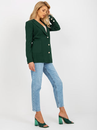 Marynarka-LK-MA-508768.30X-ciemny zielony