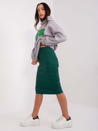 Spódnica-RV-SD-9186.39P-ciemny zielony