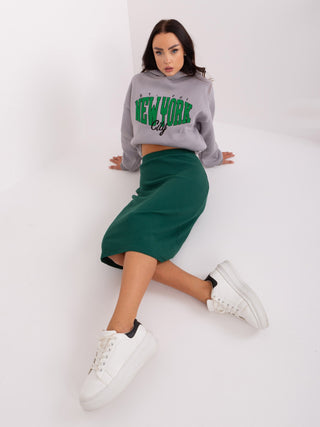 Spódnica-RV-SD-9186.39P-ciemny zielony