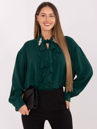 Bluzka-IT-BZ-28995.25-ciemny zielony