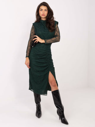 Sukienka-IT-SK-9937.16-ciemny zielony