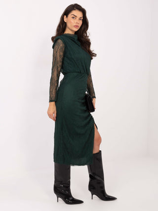 Sukienka-IT-SK-9937.16-ciemny zielony