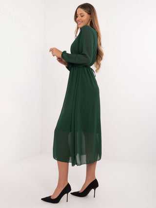 Sukienka-MI-SK-A1405.92P-ciemny zielony