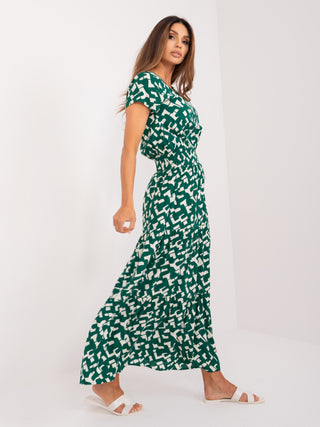 Sukienka-D73771Z30434A-ciemny zielony