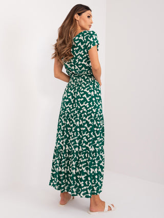 Sukienka-D73771Z30434A-ciemny zielony