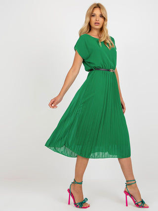 Sukienka-DHJ-SK-8839-1.23X-ciemny zielony