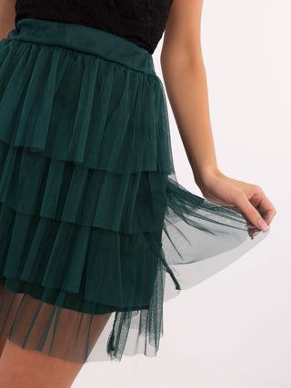 Spódnica-TW-SD-BI-0517.84-ciemny zielony