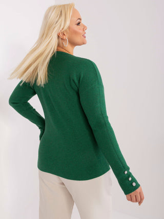 Sweter-PM-SW-PM1020.12P-ciemny zielony