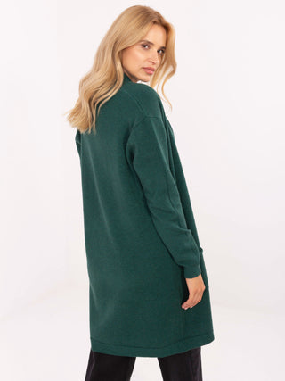 Kardigan-PM-SW-8307.03-ciemny zielony