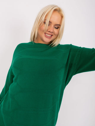 Sweter-PM-SW-PM-3762.03P-ciemny zielony