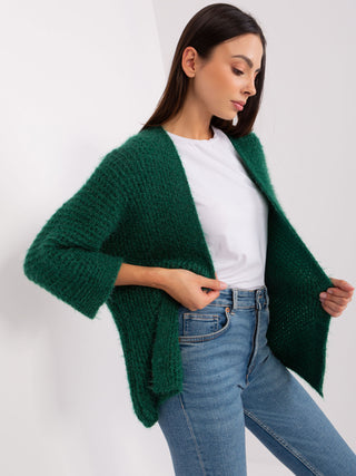 Kardigan-DHJ-SW-2527.02P-ciemny zielony