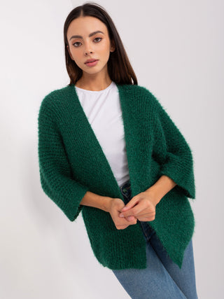 Kardigan-DHJ-SW-2527.02P-ciemny zielony