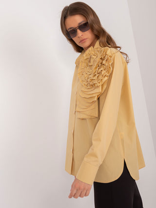 Koszula-LK-KS-509612.28-ciemny żółty