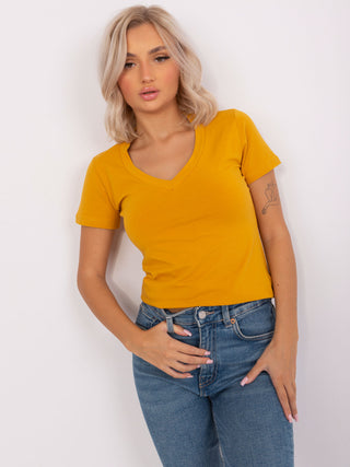 T-shirt-EM-BZ-HS-20-15.42P-ciemny żółty