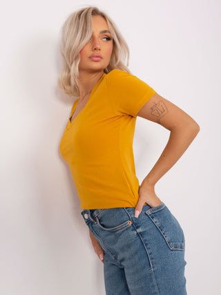 T-shirt-EM-BZ-HS-20-15.42P-ciemny żółty