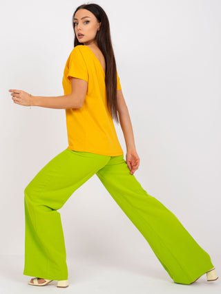 T-shirt-RV-TS-4662.86-ciemny żółty