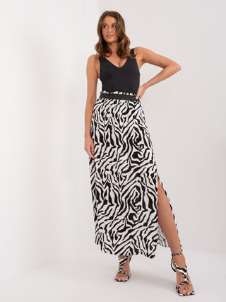 Spódnica-D73771M50223A-czarno-biały