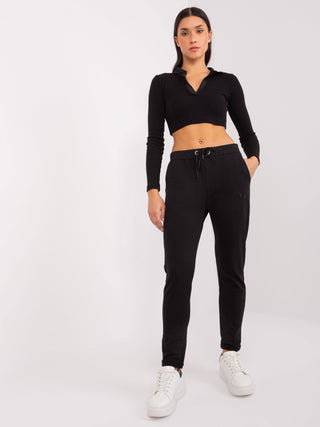 Spodnie dresowe-RV-DR-9290.38P-czarny