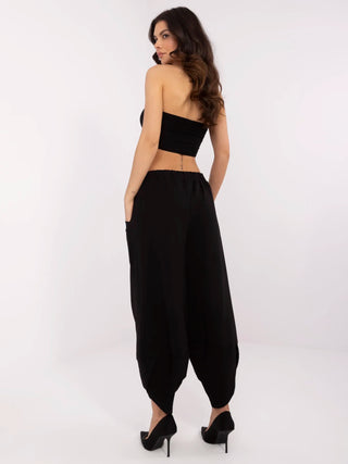 Spodnie dresowe-RV-DR-9719.86-czarny