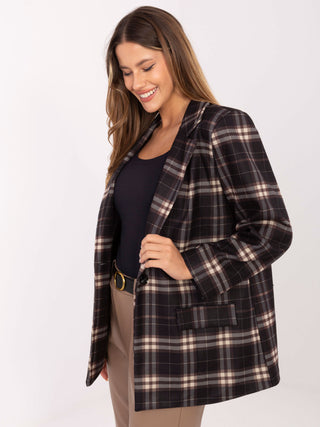 Marynarka-IT-MA-21739.16P-czarno-beżowy