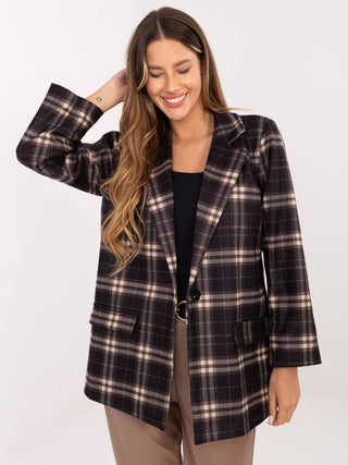 Marynarka-IT-MA-21739.16P-czarno-beżowy