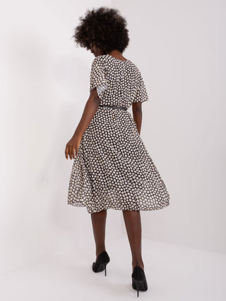 Sukienka-DHJ-SK-11533-1.76-czarno-beżowy