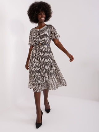 Sukienka-DHJ-SK-11533-1.76-czarno-beżowy