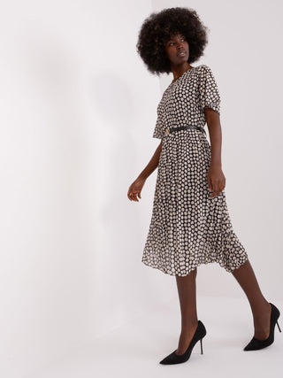 Sukienka-DHJ-SK-11533-1.76-czarno-beżowy