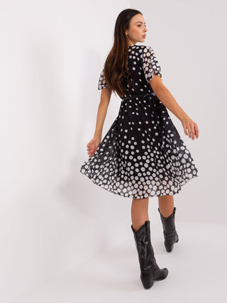 Sukienka-DHJ-SK-11533.87-czarno-biały