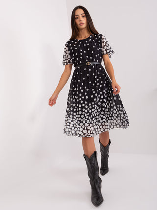 Sukienka-DHJ-SK-11533.87-czarno-biały