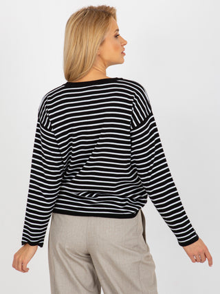 Sweter-LC-SW-6006-1.57P-czarno-biały