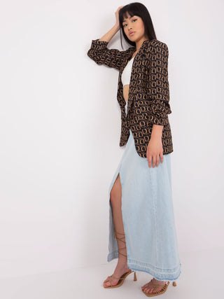 Marynarka-DHJ-MA-7684AB-5.87P-czarno-beżowy