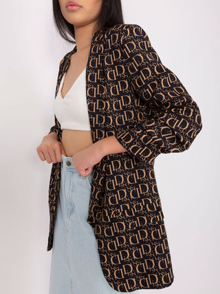 Marynarka-DHJ-MA-7684AB-5.87P-czarno-beżowy