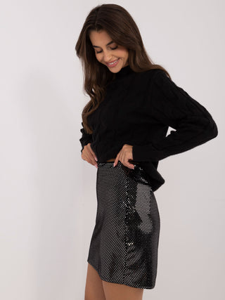 Spódnica-BA-SD-2607.98-czarno-srebrny